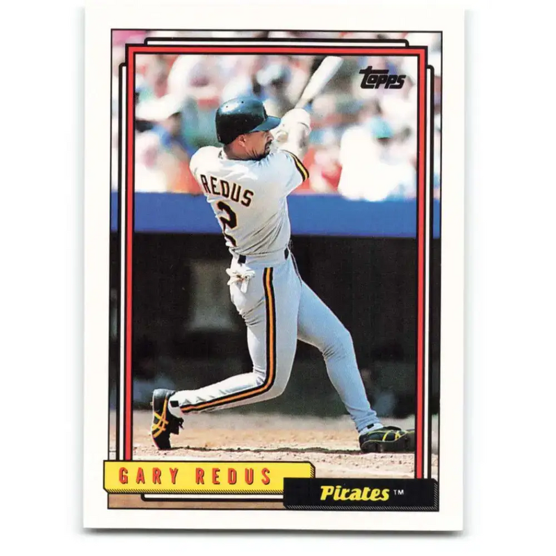 1992 Topps #453 Gary Redus NM-MT Pittsburgh Pirates Baseball Card - Baseball Card Single