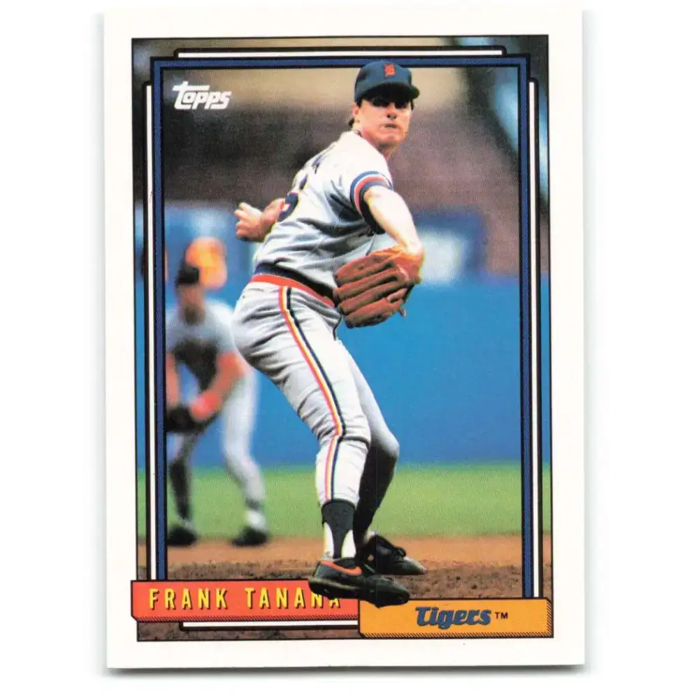 1992 Topps #458 Frank Tanana NM-MT Detroit Tigers Baseball Card - Baseball Card Single