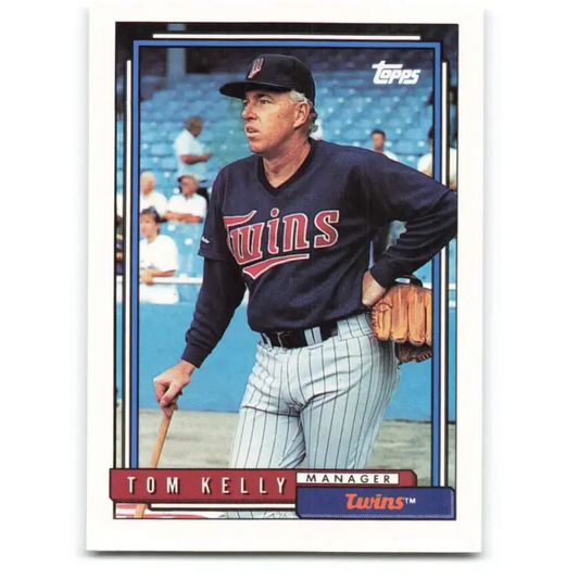 1992 Topps #459 Tom Kelly NM-MT Minnesota Twins Baseball Card