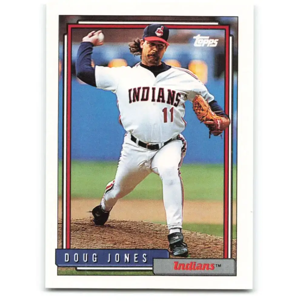 1992 Topps #461 Doug Jones NM-MT Cleveland Indians Baseball Card - Baseball Card Single