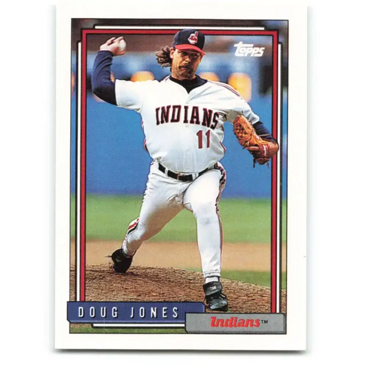 1992 Topps #461 Doug Jones NM-MT Cleveland Indians Baseball Card - Baseball Card Single