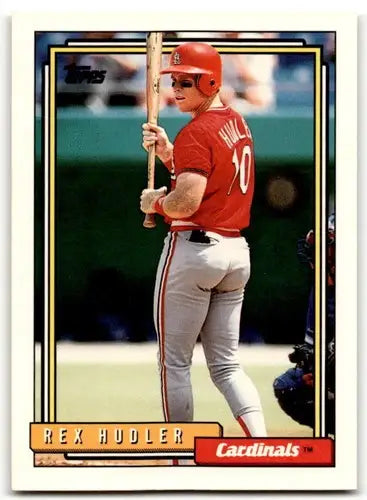 1992 Topps #47 Rex Hudler NM-MT Cardinals ID:43511 - Baseball Card Single