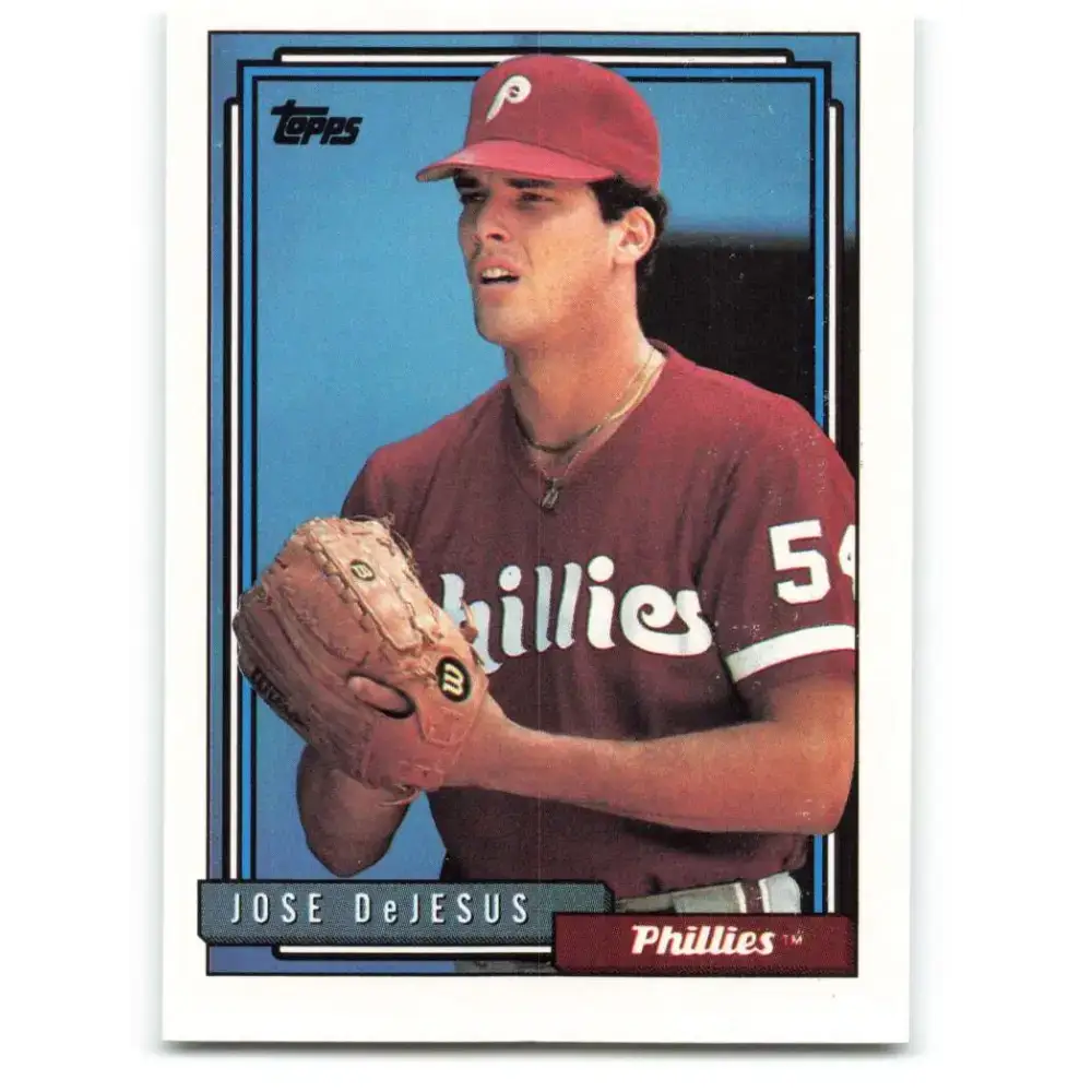 1992 Topps #471 Jose DeJesus NM-MT Philadelphia Phillies Baseball Card - Baseball Card Single