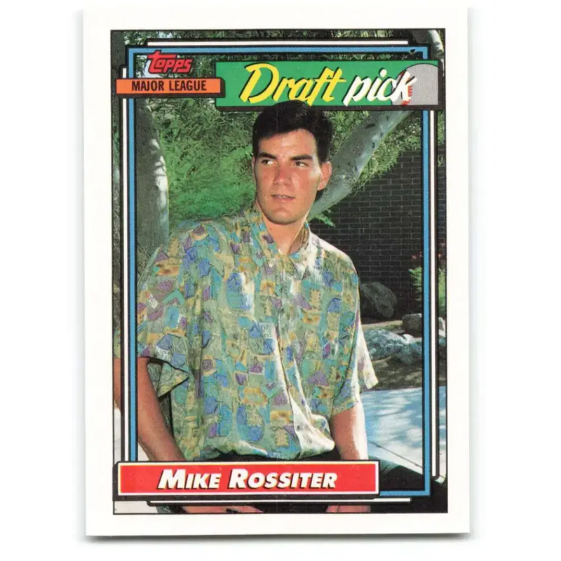 1992 Topps #474 Mike Rossiter NM-MT RC Rookie Oakland Athletics Baseball Card - Baseball Card Single