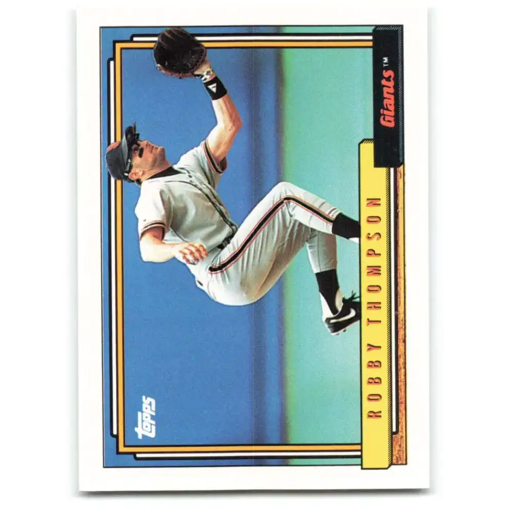 1992 Topps #475 Robby Thompson NM-MT San Francisco Giants Baseball Card - Baseball Card Single