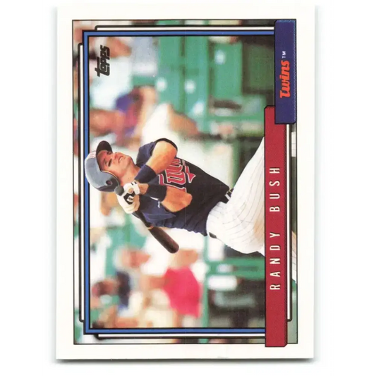 1992 Topps #476 Randy Bush NM-MT Minnesota Twins Baseball Card