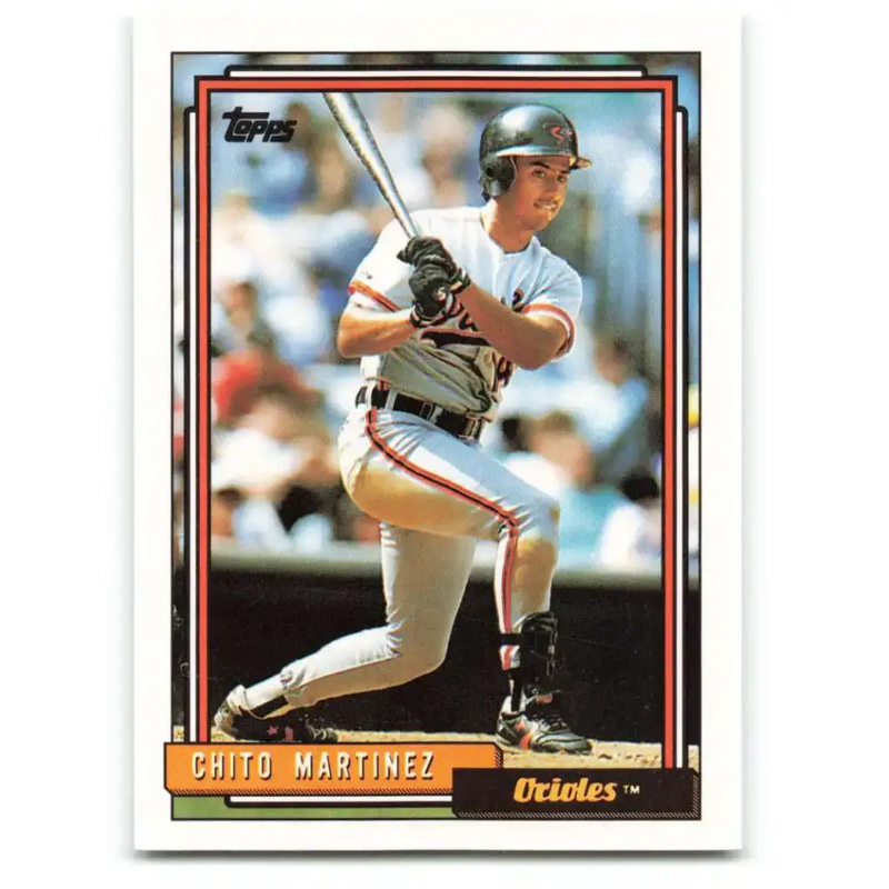 1992 Topps #479 Chito Martinez NM-MT Baltimore Orioles Baseball Card - Baseball Card Single