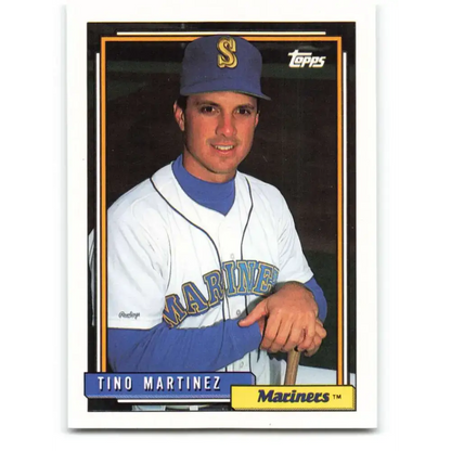 1992 Topps #481 Tino Martinez EX Excellent Seattle Mariners Baseball Card - Baseball Card