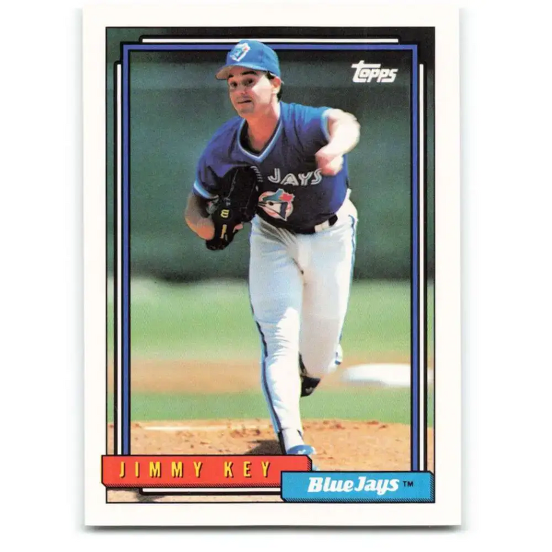 1992 Topps #482 Jimmy Key NM-MT Toronto Blue Jays Baseball Card - Baseball Card Single