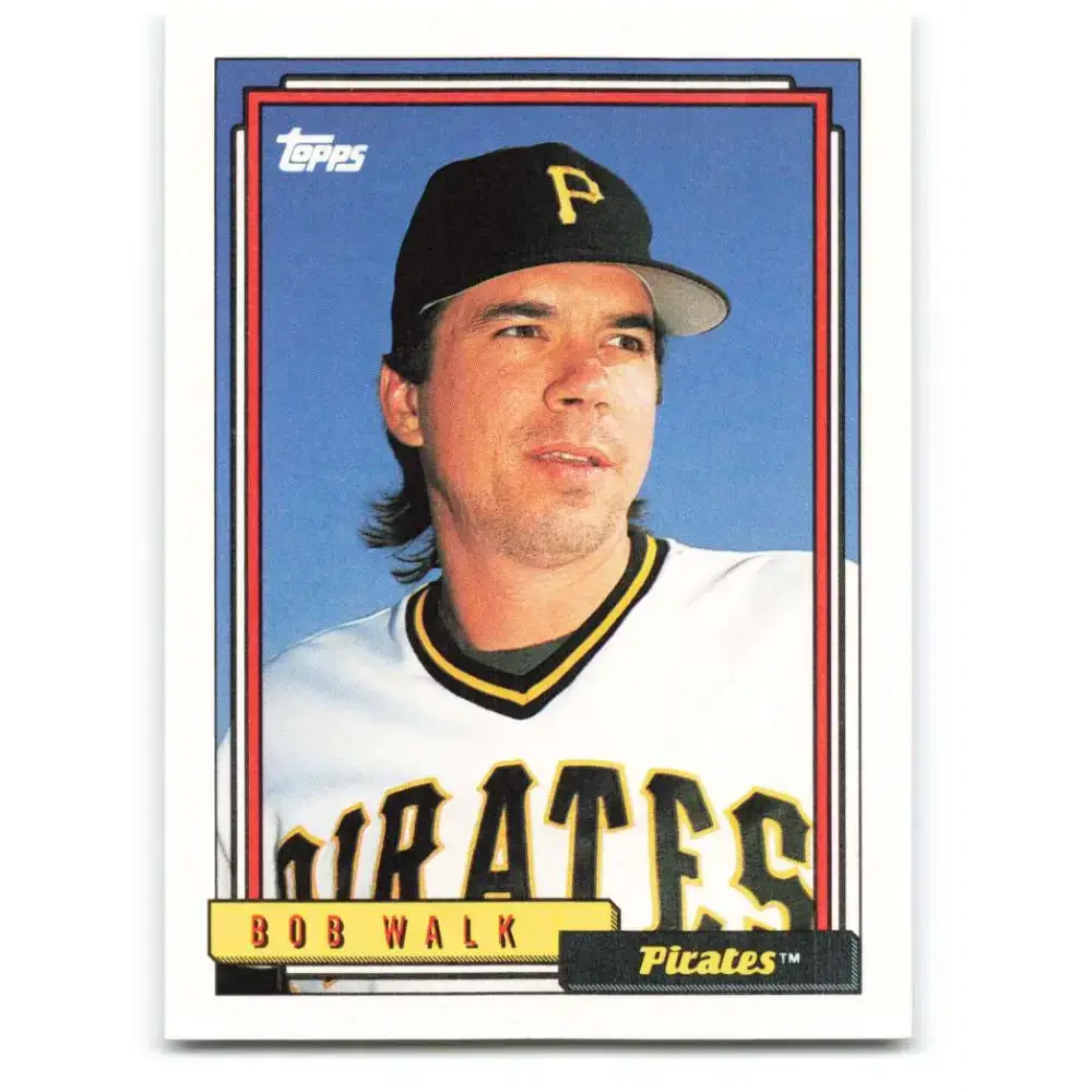 1992 Topps #486 Bob Walk NM-MT Pittsburgh Pirates Baseball Card - Baseball Card Single
