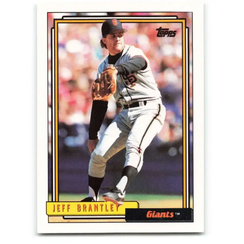 1992 Topps #491 Jeff Brantley NM-MT San Francisco Giants Baseball Card - Baseball Card Single