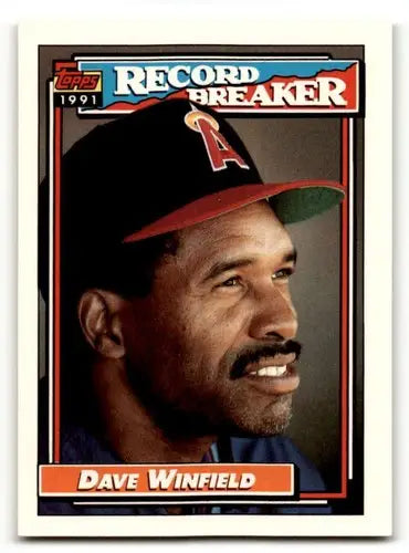 1992 Topps #5 Dave Winfield California Angels Baseball Cards EX/NM ID:55859 - Baseball Card Single