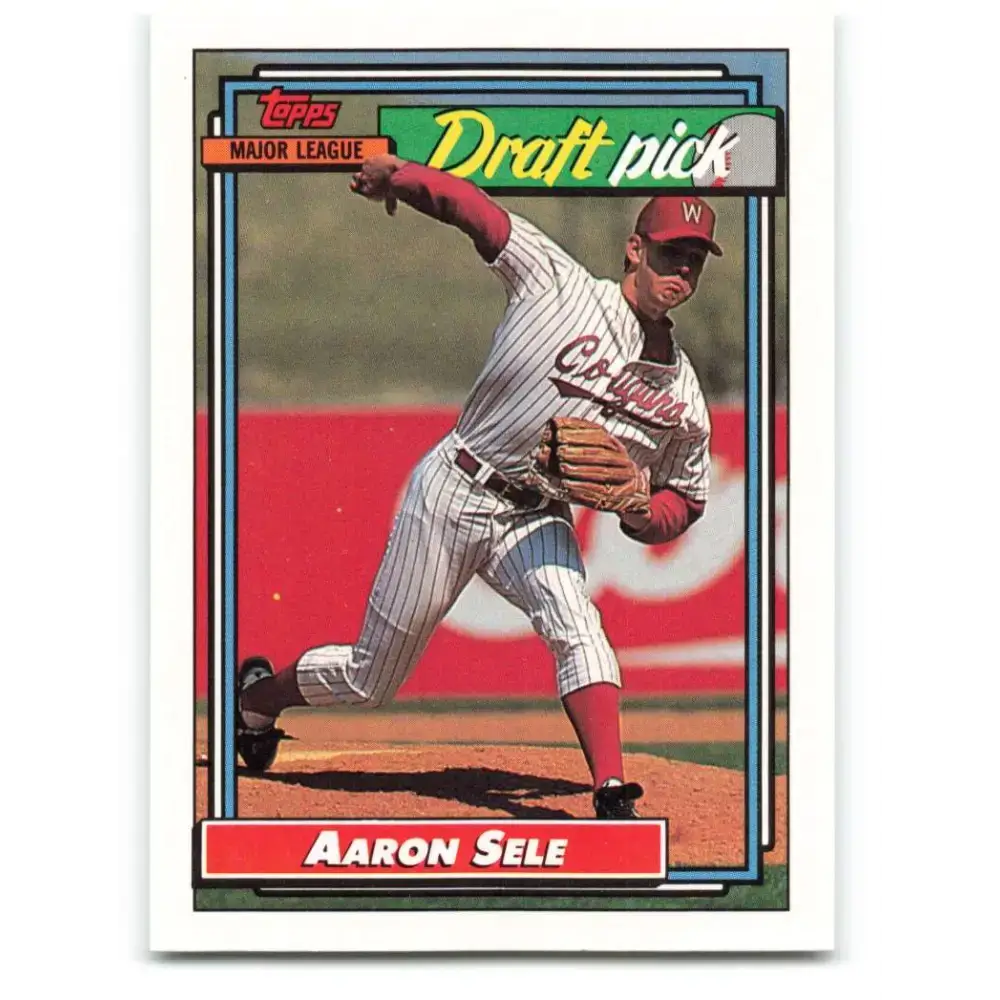 1992 Topps #504 Aaron Sele NM-MT RC Rookie Boston Red Sox Baseball Card - Baseball Card Single