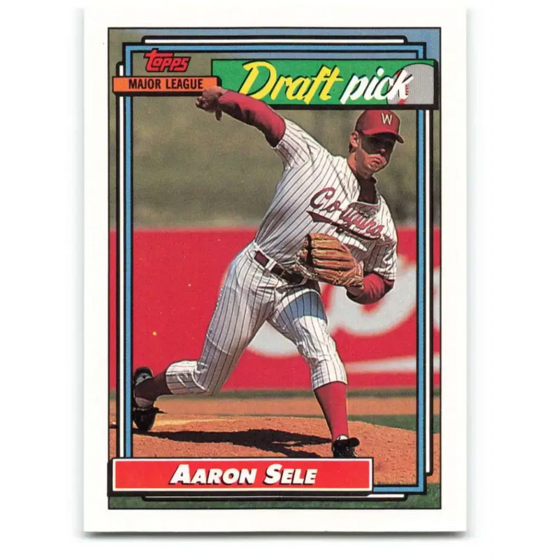 1992 Topps #504 Aaron Sele NM-MT RC Rookie Boston Red Sox Baseball Card - Baseball Card Single
