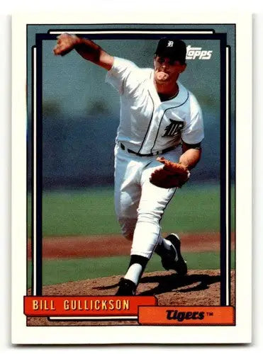 1992 Topps #508 Bill Gullickson Detroit Tigers Baseball Cards EX/NM ID:55813 - Baseball Card Single