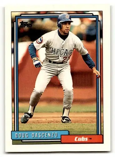 1992 Topps #509 Doug Dascenzo Chicago Cubs Baseball Cards EX/NM ID:61145 - Baseball Card Single