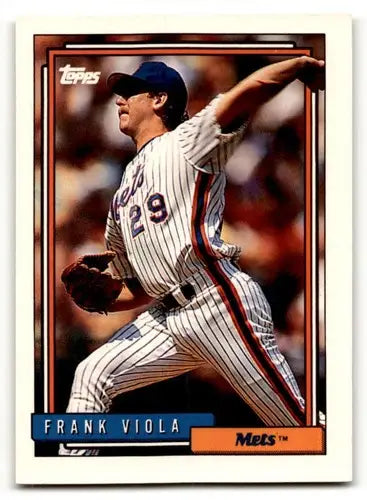 1992 Topps #510 Frank Viola New York Mets Baseball Cards EX/NM ID:61148 - Baseball Card Single