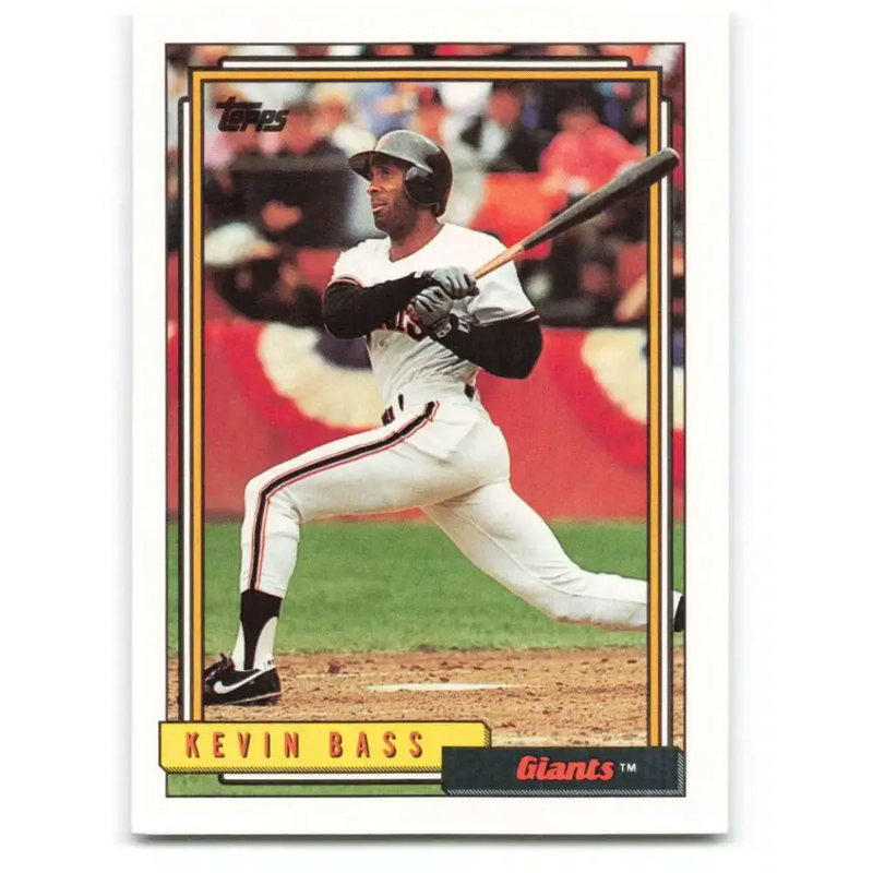 1992 Topps #513 Kevin Bass NM-MT San Francisco Giants Baseball Card - Baseball Card Single