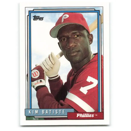 1992 Topps #514 Kim Batiste NM-MT Philadelphia Phillies Baseball Card
