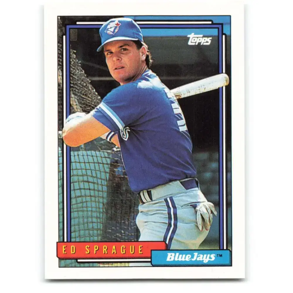 1992 Topps #516 Ed Sprague NM-MT Toronto Blue Jays Baseball Card - Baseball Card Single