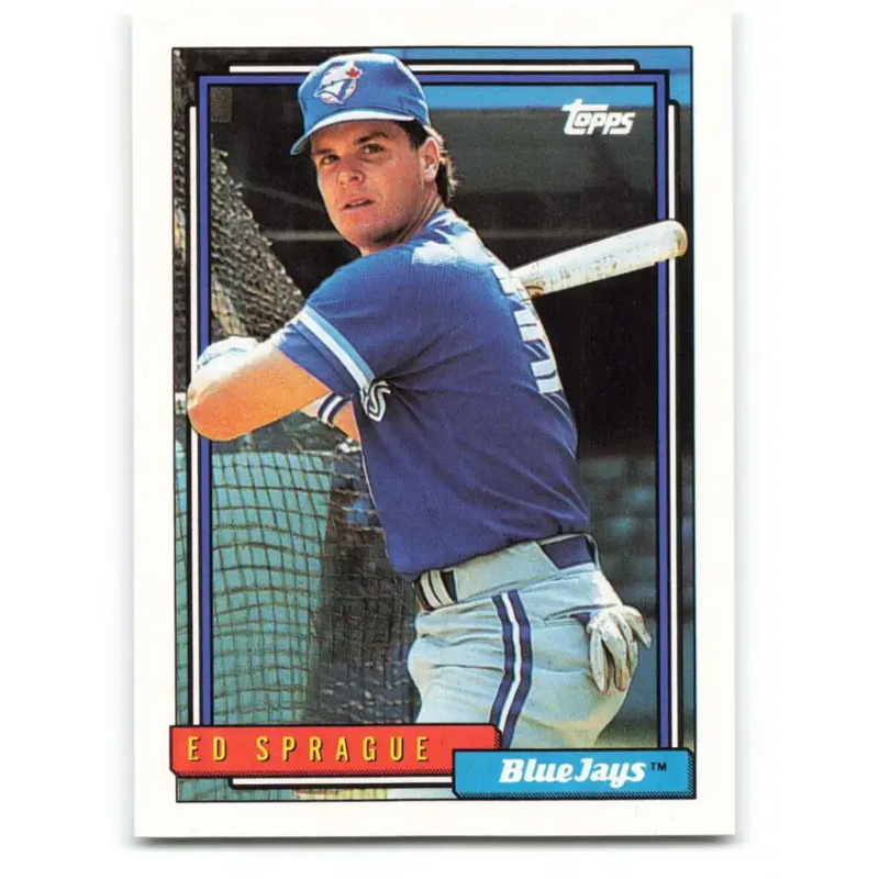 1992 Topps #516 Ed Sprague NM-MT Toronto Blue Jays Baseball Card - Baseball Card Single