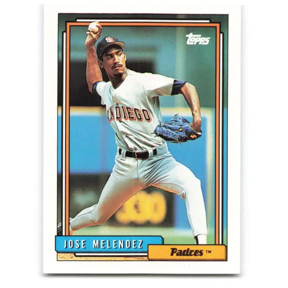 1992 Topps #518 Jose Melendez NM-MT San Diego Padres Baseball Card - Baseball Card Single