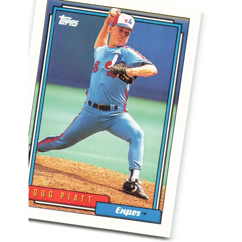 1992 Topps #526 Doug Piatt NM-MT Montreal Expos Baseball Card - Baseball Card Single