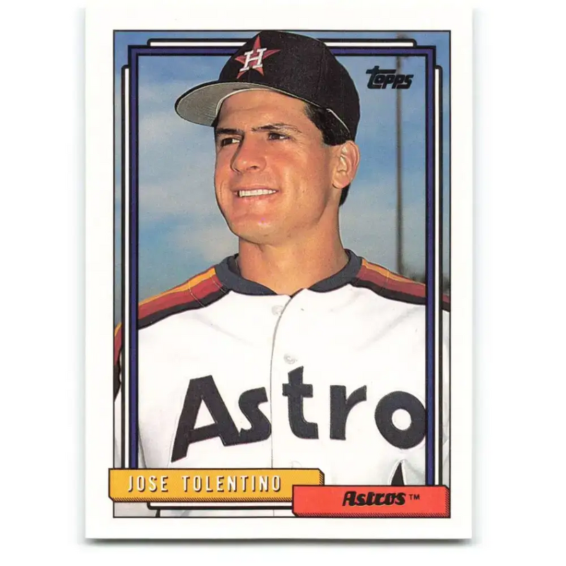 1992 Topps #541 Jose Tolentino NM-MT Houston Astros Baseball Card