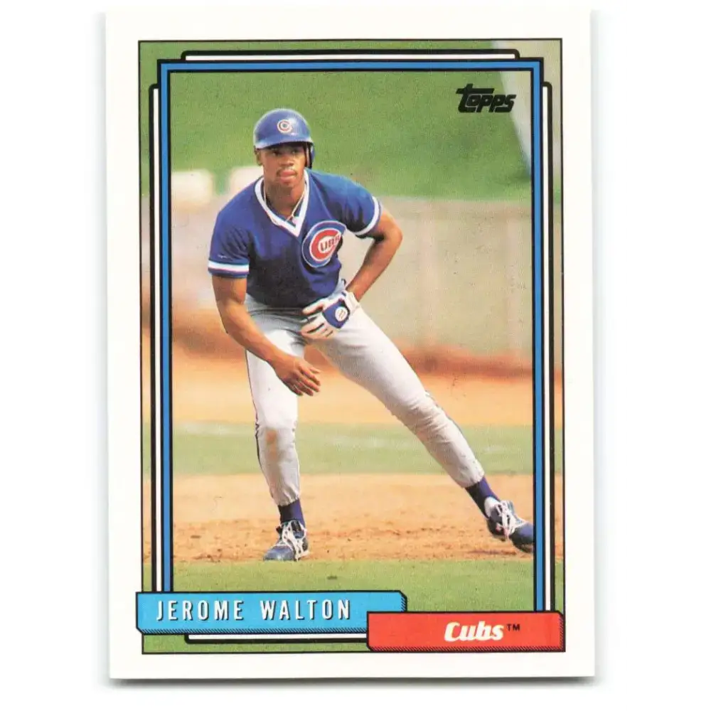 1992 Topps #543 Jerome Walton NM-MT Chicago Cubs Baseball Card - Baseball Card Single