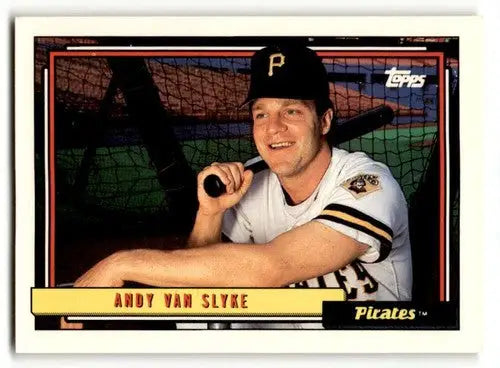 1992 Topps #545 Andy Van Slyke Pittsburgh Pirates Baseball Cards EX/ ID:55846 - Baseball Card Single