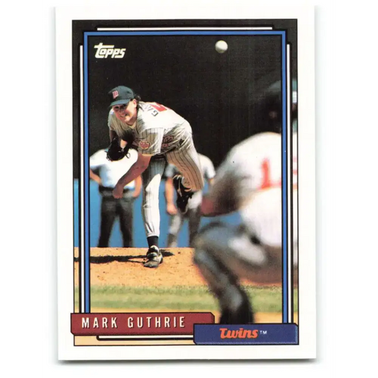 1992 Topps #548 Mark Guthrie NM-MT Minnesota Twins Baseball Card