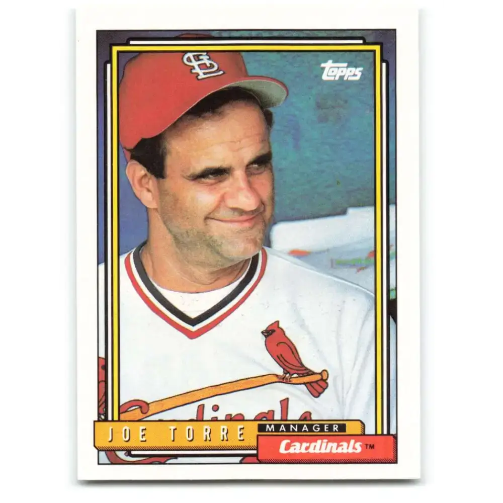 1992 Topps #549 Joe Torre NM-MT St. Louis Cardinals Baseball Card - Baseball Card Single