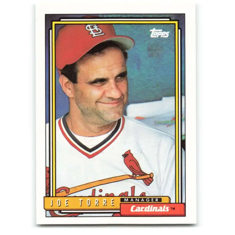 1992 Topps #549 Joe Torre NM-MT St. Louis Cardinals Baseball Card - Baseball Card Single