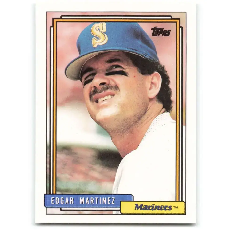 1992 Topps #553 Edgar Martinez NM-MT Seattle Mariners Baseball Card - Baseball Card Single