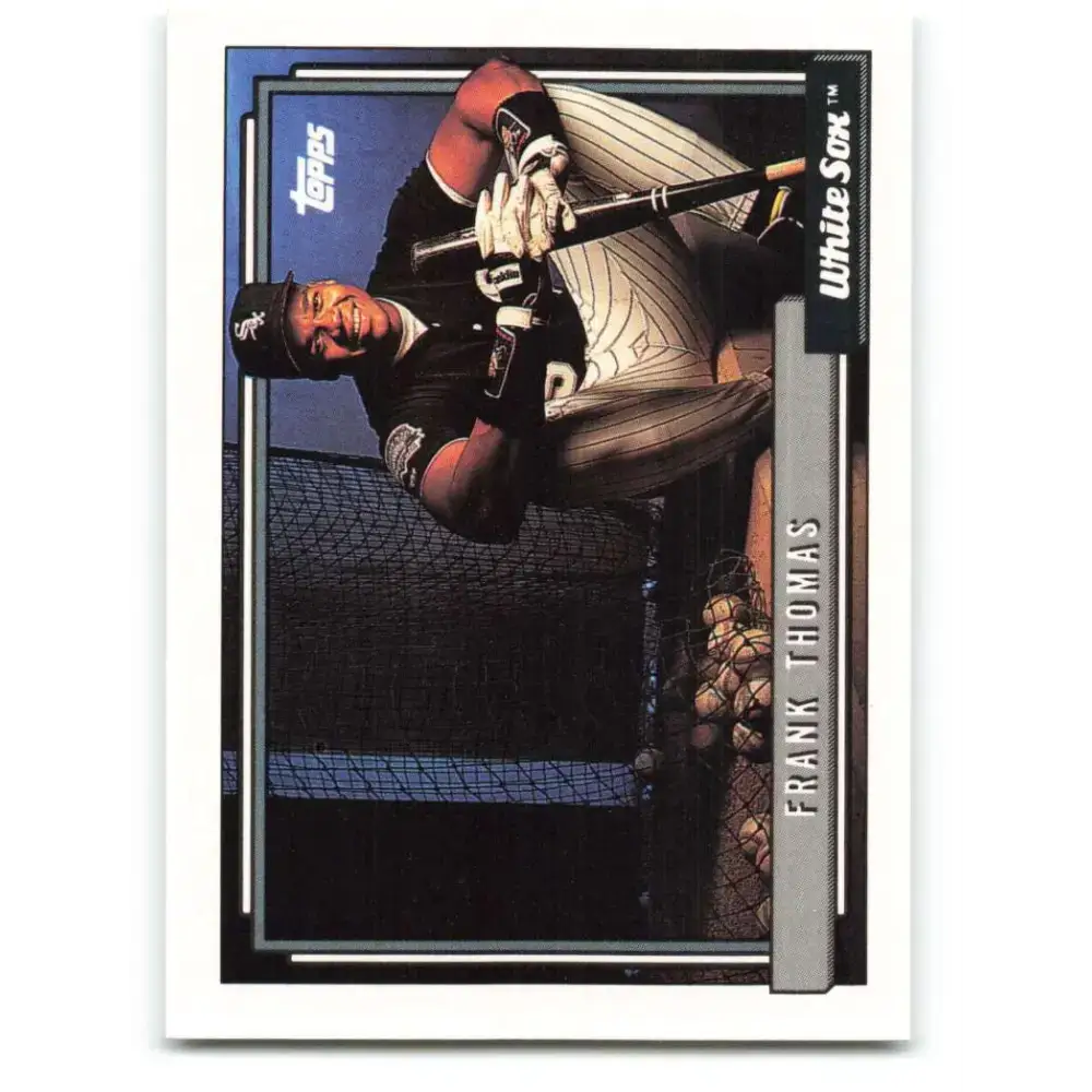 1992 Topps #555 Frank Thomas NM-MT Chicago White Sox Baseball Card - Baseball Card Single