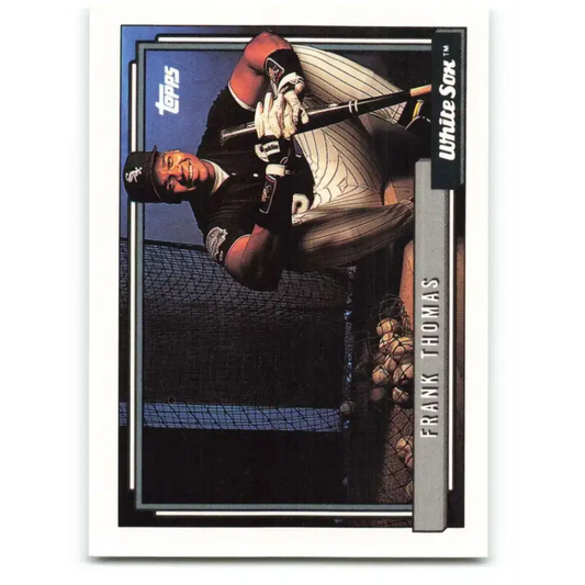 1992 Topps #555 Frank Thomas NM-MT Chicago White Sox Baseball Card - Baseball Card Single