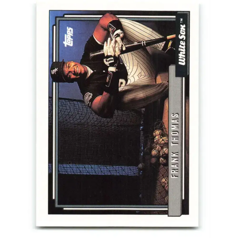 1992 Topps #555 Frank Thomas NM-MT Chicago White Sox Baseball Card - Baseball Card Single