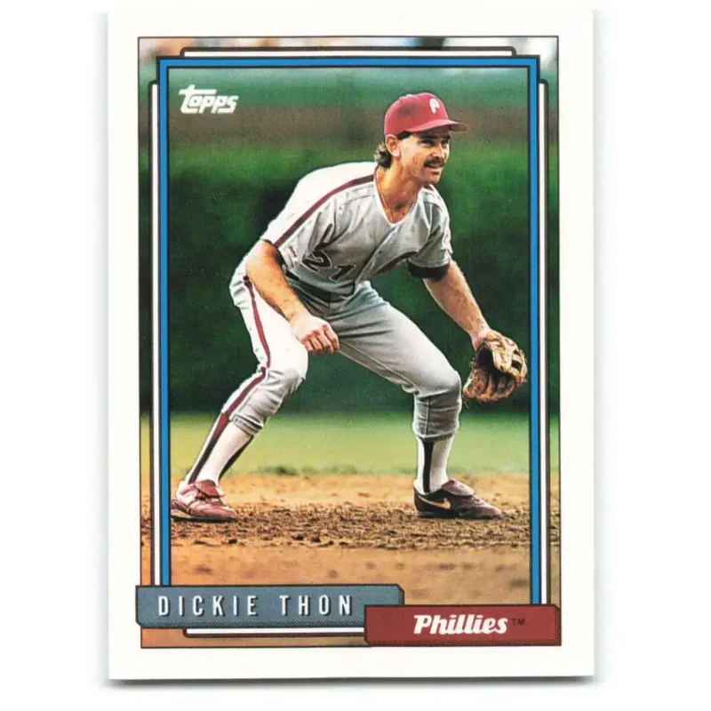 1992 Topps #557 Dickie Thon NM-MT Philadelphia Phillies Baseball Card