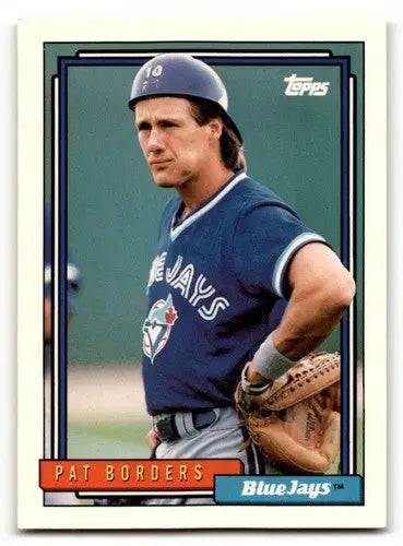 1992 Topps #563 Pat Borders Toronto Blue Jays Baseball Cards EX/NM ID:55871 - Baseball Card Single
