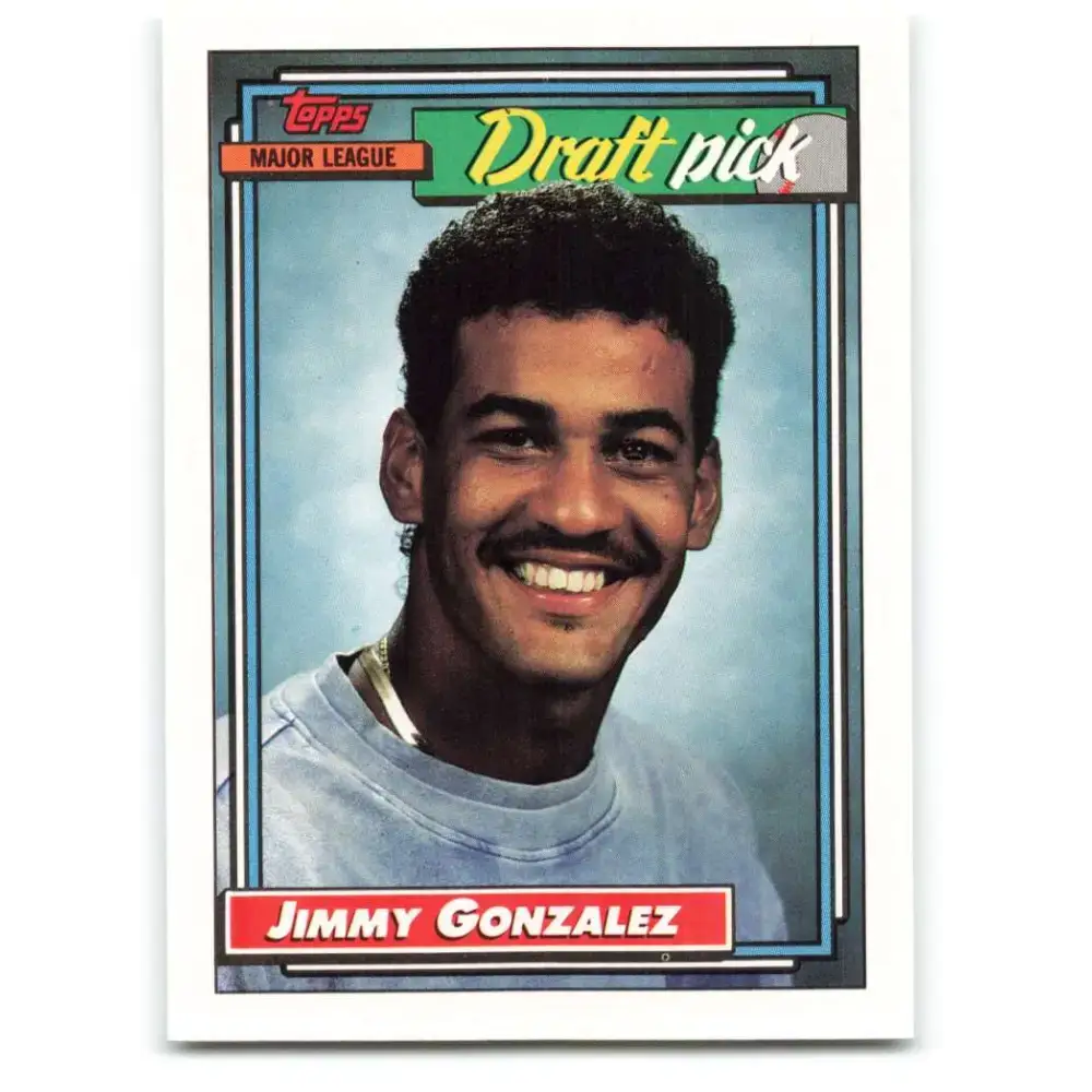 1992 Topps #564 Jimmy Gonzalez NM-MT RC Rookie Houston Astros Baseball Card - Baseball Card Single