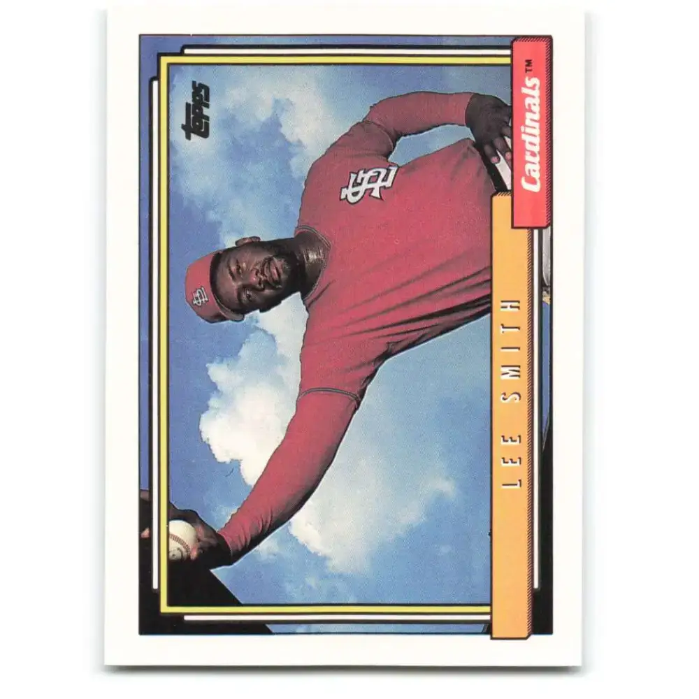 1992 Topps #565 Lee Smith NM-MT St. Louis Cardinals Baseball Card - Baseball Card Single