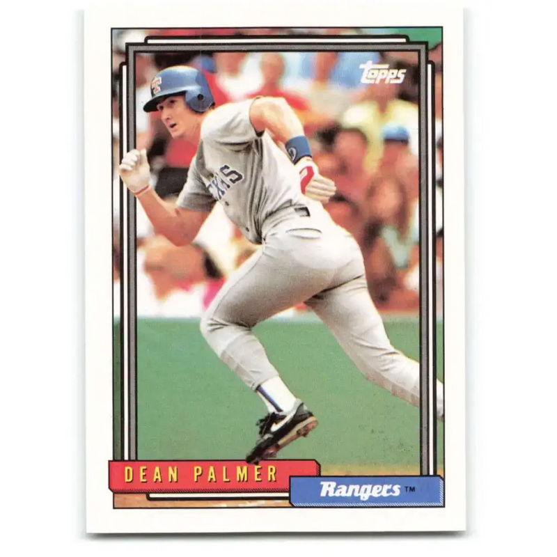 1992 Topps #567 Dean Palmer NM-MT Texas Rangers Baseball Card - Baseball Card Single