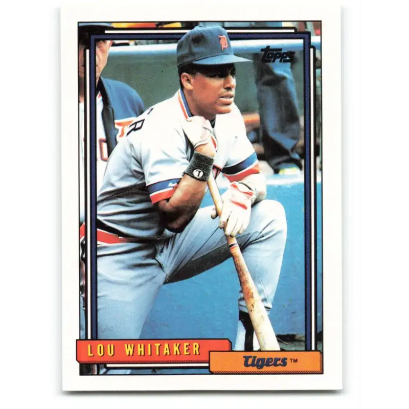 1992 Topps #570 Lou Whitaker NM-MT Detroit Tigers Baseball Card - Baseball Card Single