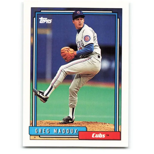 1992 Topps #580 Greg Maddux NM-MT Chicago Cubs Baseball Card