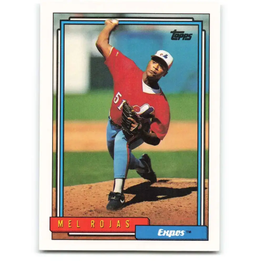 1992 Topps #583 Mel Rojas NM-MT Montreal Expos Baseball Card - Baseball Card Single