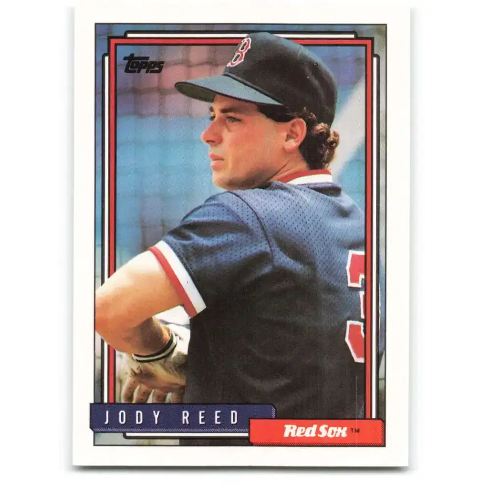 1992 Topps #598 Jody Reed NM-MT Boston Red Sox Baseball Card - Baseball Card Single