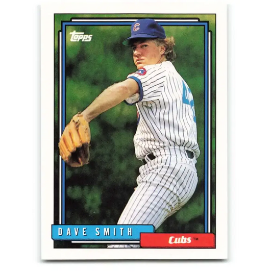 1992 Topps #601 Dave Smith NM-MT Chicago Cubs Baseball Card