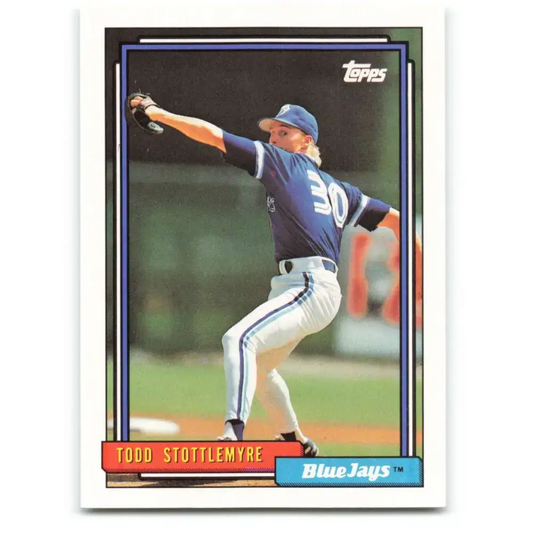 1992 Topps #607 Todd Stottlemyre NM-MT Toronto Blue Jays Baseball Card