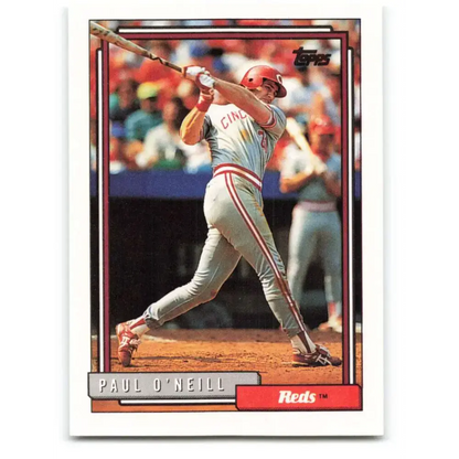 1992 Topps #61 Paul O’Neill EX Excellent Cincinnati Reds Baseball Card - Baseball Card