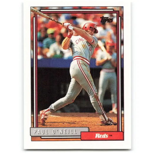 1992 Topps #61 Paul O’Neill NM-MT Cincinnati Reds Baseball Card - Baseball Card Single